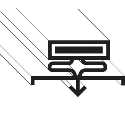 Traulsen 341-60070-00 Refrigerator Gasket , 16-1/2"X22-1/2"