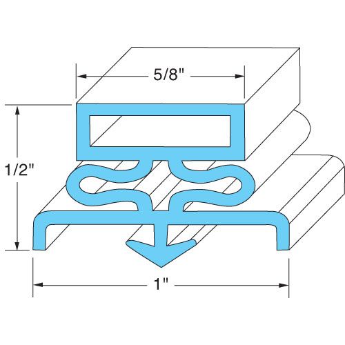 Traulsen 39080 Door Gasket 