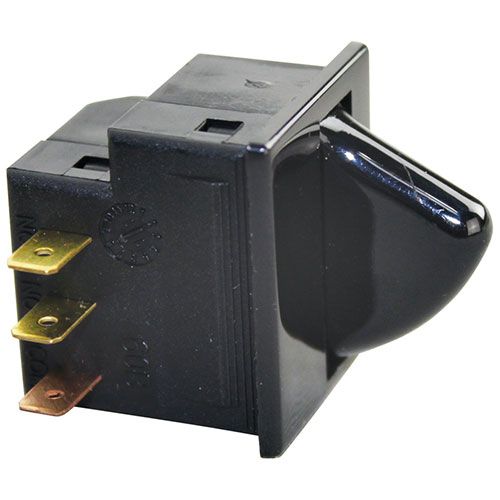 TRUE 0815827 Push Switch W/ 3x 3/16" Tab Terminals, ON/OFF