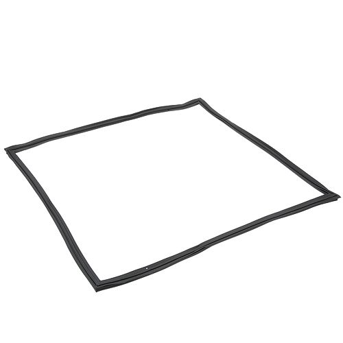 TRUE 810-812 Refrigerator Door Gasket Type R, Black, 24-3/8" X 26" 