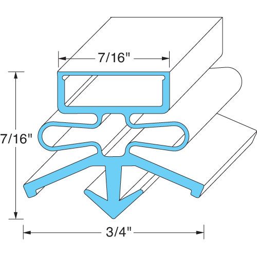 True 810846 Door Gasket