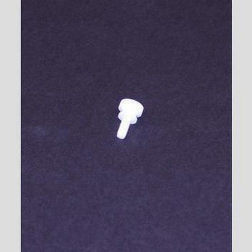 True 927711 8-32 X 3/8, White Nylon Knurled Head Screw