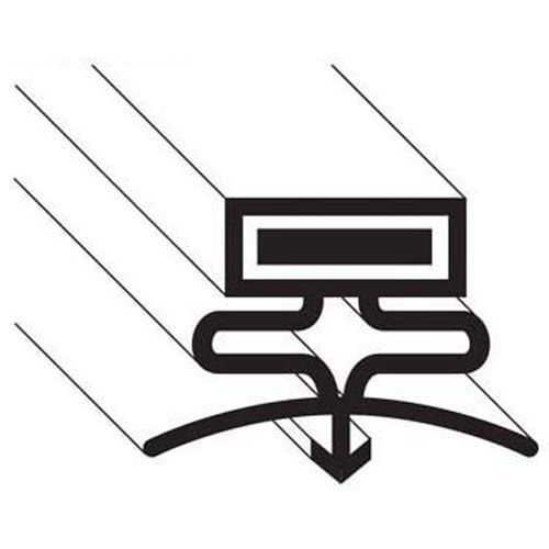 TRUE E810513 Black Drawer Gasket, 13" X 29"