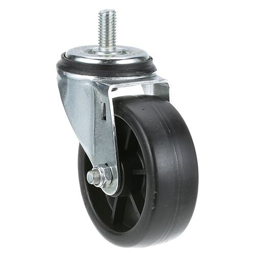 Turbo Air TRBAG8F6500101 Swivel Caster, No Brake, 4" Diameter x 1-1/2", 1/2" x 1" Thread Size