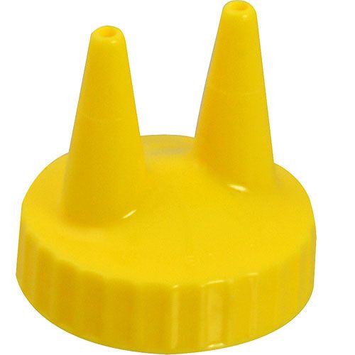 Vollrath 2200-08 Mustard Lid Double Tip