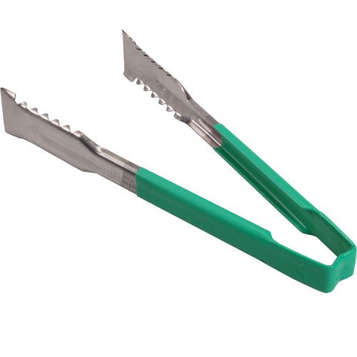 Vollrath 4790970 Versagrip Tongs , 9.5",Grn HDl