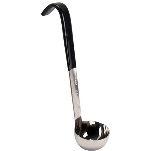 Vollrath 4970120 Ladle , 1 OZ,S/S,Black,6"HDl