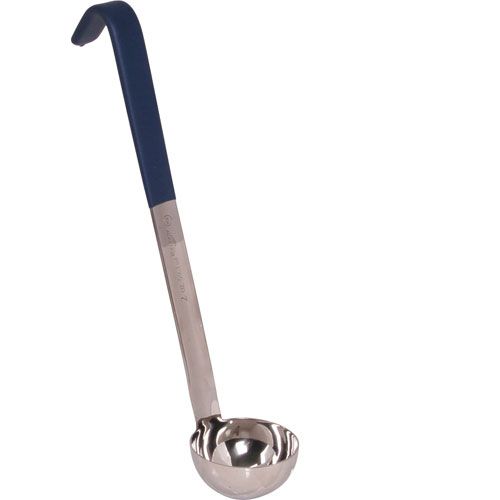 Vollrath 4980230 Ladle , 2 OZ,S/S,Blue,10"HDl