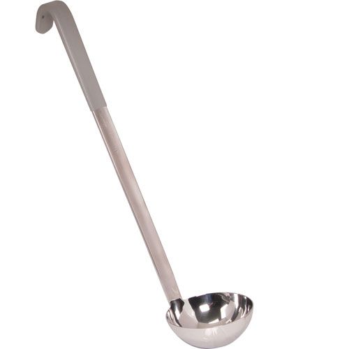 Vollrath 4980445 Ladle , 4 OZ,S/S,Gray,13"HDl