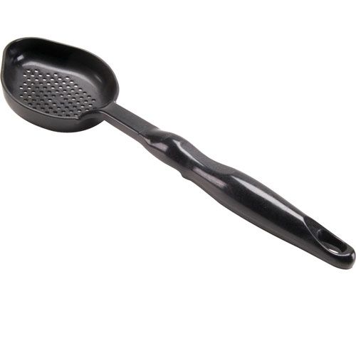 Vollrath 5293420 Oval Spoodle, 6OZ,Perf,Black
