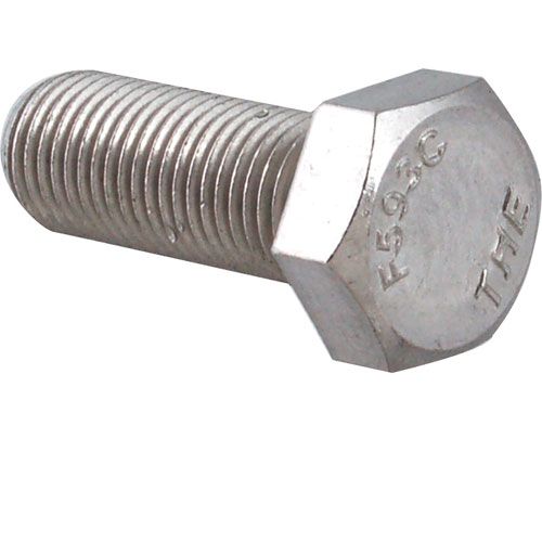 Vollrath HHCS0.375-24X1.000SS Hex Head Screw, 3/8"-24X1",SS