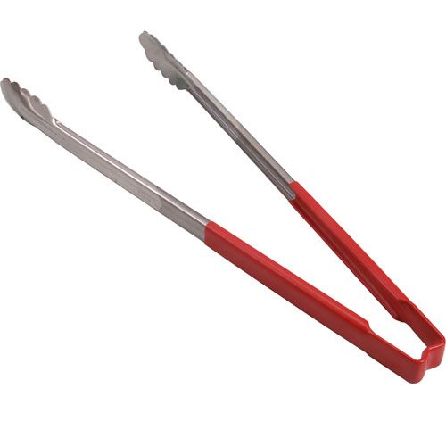Vollrath VOL4781640 Scallop Tongs , 16",Red HDl
