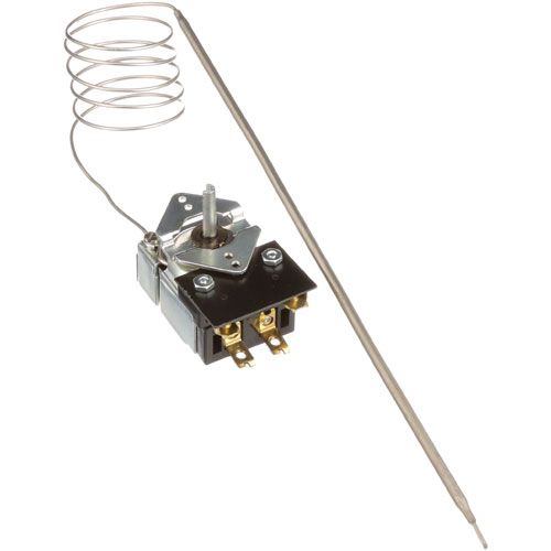 Vulcan Hart 00-411506-00001 SJ Thermostat W/ 3/16" X 12-1/4"bulb, 4 Terminals & Thermostat Knob