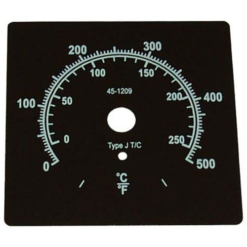 Vulcan Hart 00-770516 Dial Plate 3 D, 0-500