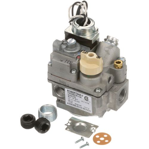 Vulcan Hart 00-840126-00011 Fry 1/2" FPT Natural Gas Safety Valve with  1/2" side Outlets 