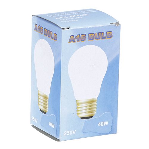 Vulcan Hart VH342766-2 40W Bulb with White Frosted Interior, 250V 