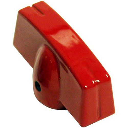 Vulcan Hart VH402958 Red Color Aluminum Knob, 1-7/8" X 7/8", Mount 3/8" Round, .240" Flat D Hole