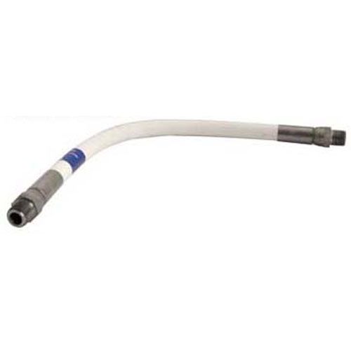 Waste King 110400 21" White Silicone Vacuum Hose W/ 1/2" NPT