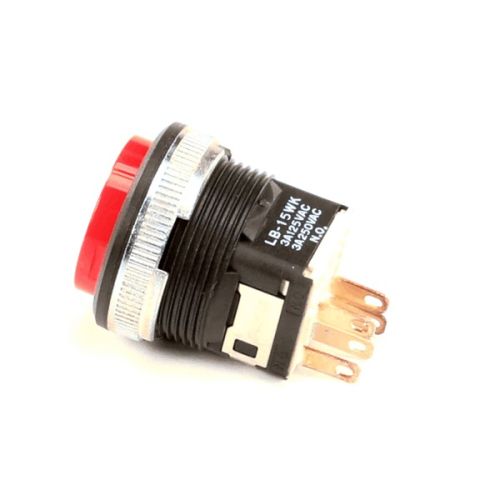 Curtis WC-170 Push Button Switch PC Normally Open Red