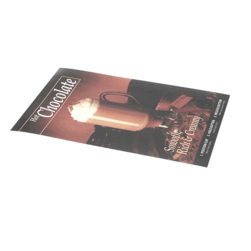 Curtis WC-39493 Door Display Flim Hot Chocolate