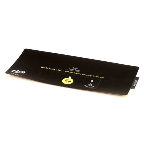 Curtis WC-39497 Cappuccino Dispenser Control Panel Label Assembly