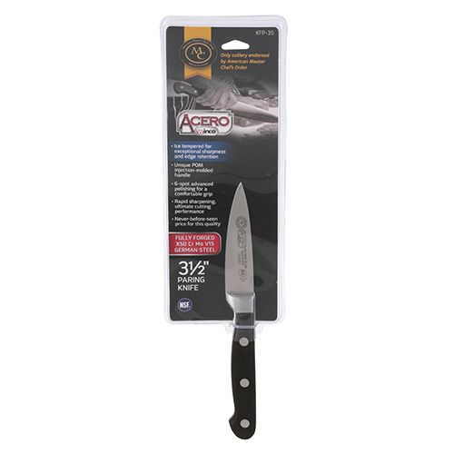 Winston Products KFP35 Acero 3.5In Paring Knife Full Tang Forged Blade