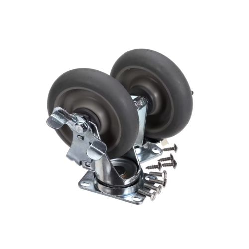Winston Products SV1101-2 Caster With Brake Plate Locking Pack of 2 5"