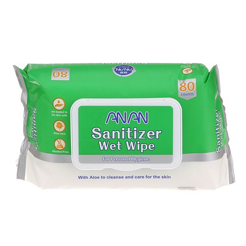 Wipes, Sanitizing Cs/12 X Bg/80,7.87x5.9 For Allpoints - Part# 8014455