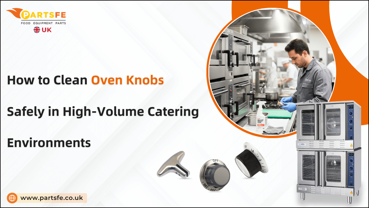 How to Clean Oven Knobs Safely in High-Volume Catering Environments -PartsFe UK