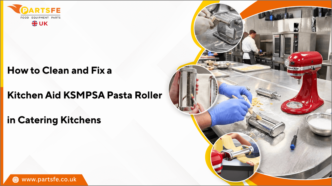 How to Clean and Fix a KitchenAid KSMPSA Pasta Roller in Catering Kitchens-PartsFe UK