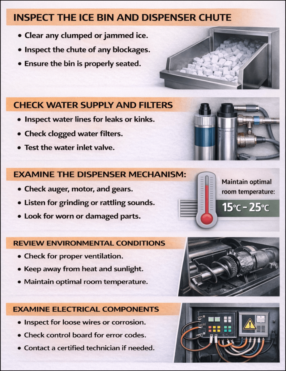 How to Troubleshoot Manitowoc Ice Maker Dispenser_PartsFe UK